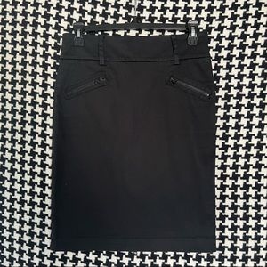 Armani Exchange high waist stretch pencil skirt with zip back. Small